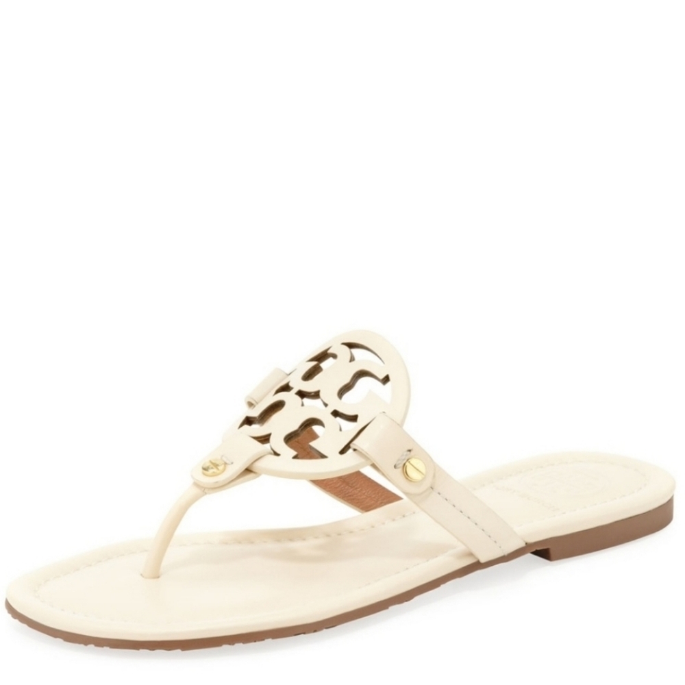 Tory Burch Miller Sandals White Size 9